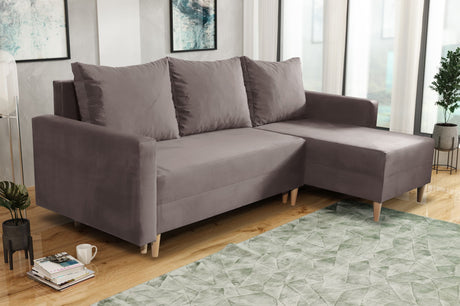 NEU! ECKSOFA BETT SNUGGY 222CM AUSWAHL VON 41 FARBEN UNIVERSALE ECKE RECHTS/LINKS / SCHAUMSTOFF