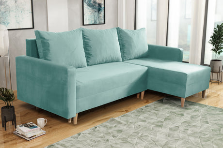 NEU! ECKSOFA BETT SNUGGY 222CM AUSWAHL VON 41 FARBEN UNIVERSALE ECKE RECHTS/LINKS / SCHAUMSTOFF