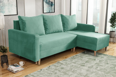 NEU! ECKSOFA BETT SNUGGY 222CM AUSWAHL VON 41 FARBEN UNIVERSALE ECKE RECHTS/LINKS / SCHAUMSTOFF