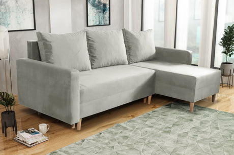 NEU! ECKSOFA BETT SNUGGY 222CM AUSWAHL VON 41 FARBEN UNIVERSALE ECKE RECHTS/LINKS / SCHAUMSTOFF