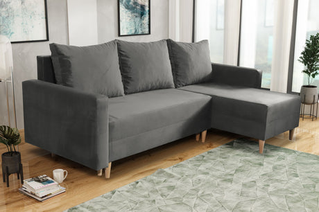 NEU! ECKSOFA BETT SNUGGY 222CM AUSWAHL VON 41 FARBEN UNIVERSALE ECKE RECHTS/LINKS / SCHAUMSTOFF