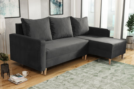 NEU! ECKSOFA BETT SNUGGY 222CM AUSWAHL VON 41 FARBEN UNIVERSALE ECKE RECHTS/LINKS / SCHAUMSTOFF
