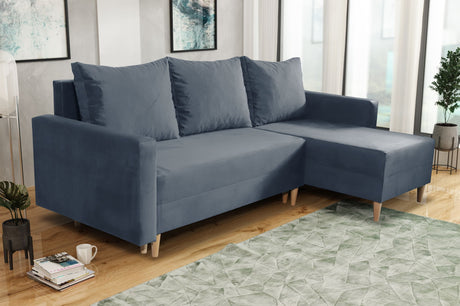 NEU! ECKSOFA BETT SNUGGY 222CM AUSWAHL VON 41 FARBEN UNIVERSALE ECKE RECHTS/LINKS / SCHAUMSTOFF