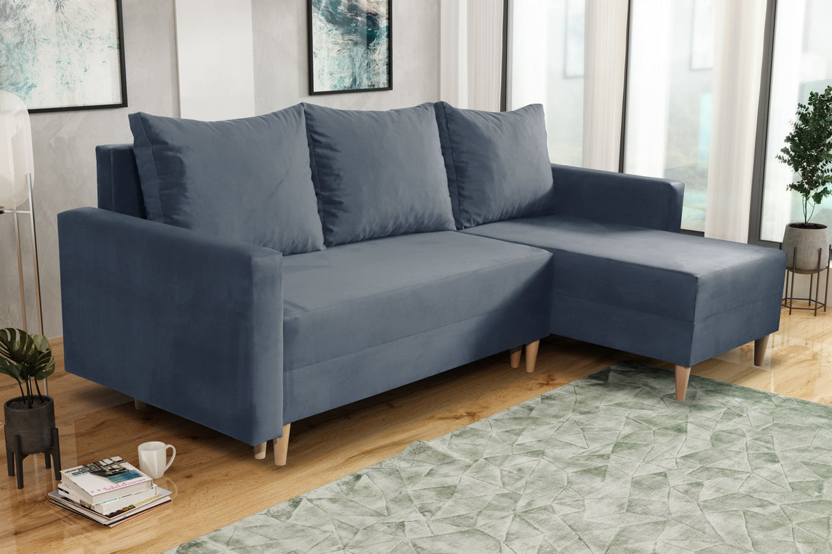 NEU! ECKSOFA BETT SNUGGY 222CM MANILA 20 UNIVERSAL ECKE RECHTS/LINKS / SCHAUMSTOFF