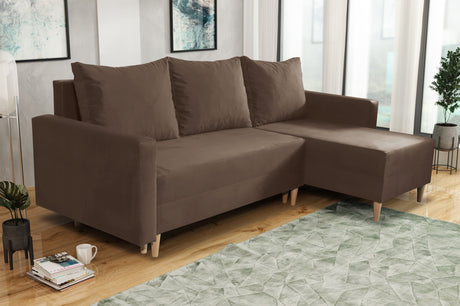NEU! ECKSOFA BETT SNUGGY 222CM AUSWAHL VON 41 FARBEN UNIVERSALE ECKE RECHTS/LINKS / SCHAUMSTOFF