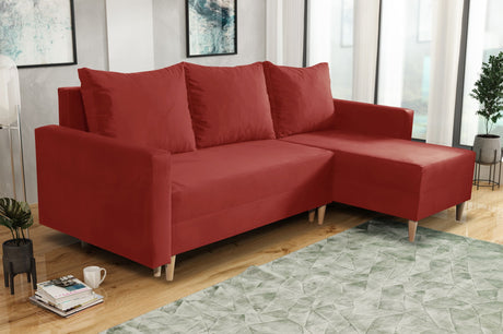 NEU! ECKSOFA BETT SNUGGY 222CM AUSWAHL VON 41 FARBEN UNIVERSALE ECKE RECHTS/LINKS / SCHAUMSTOFF