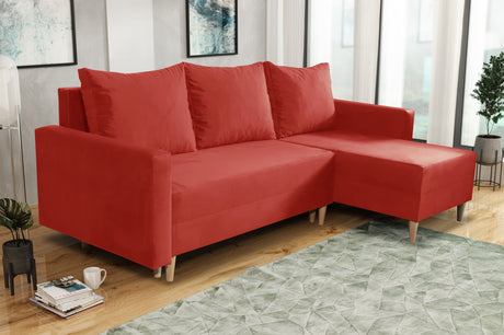 NEU! ECKSOFA BETT SNUGGY 222CM AUSWAHL VON 41 FARBEN UNIVERSALE ECKE RECHTS/LINKS / SCHAUMSTOFF