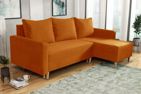 NEU! ECKSOFA BETT SNUGGY 222CM AUSWAHL VON 41 FARBEN UNIVERSALE ECKE RECHTS/LINKS / SCHAUMSTOFF