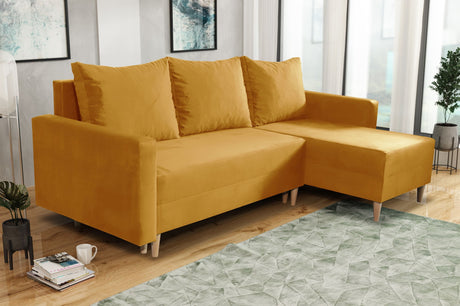 NEU! ECKSOFA BETT SNUGGY 222CM AUSWAHL VON 41 FARBEN UNIVERSALE ECKE RECHTS/LINKS / SCHAUMSTOFF