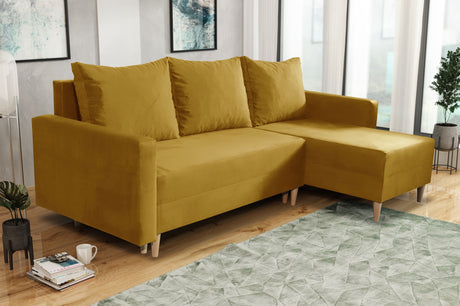 NEU! ECKSOFA BETT SNUGGY 222CM AUSWAHL VON 41 FARBEN UNIVERSALE ECKE RECHTS/LINKS / SCHAUMSTOFF
