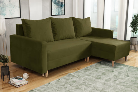 NEU! ECKSOFA BETT SNUGGY 222CM AUSWAHL VON 41 FARBEN UNIVERSALE ECKE RECHTS/LINKS / SCHAUMSTOFF