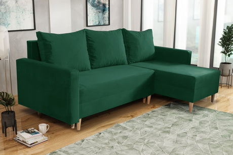 NEU! ECKSOFA BETT SNUGGY 222CM AUSWAHL VON 41 FARBEN UNIVERSALE ECKE RECHTS/LINKS / SCHAUMSTOFF