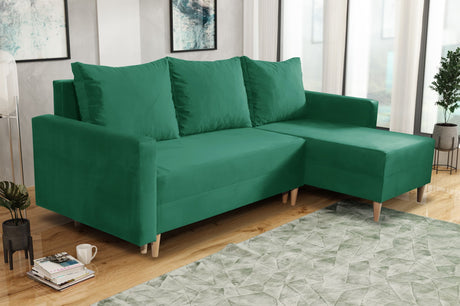 NEU! ECKSOFA BETT SNUGGY 222CM AUSWAHL VON 41 FARBEN UNIVERSALE ECKE RECHTS/LINKS / SCHAUMSTOFF