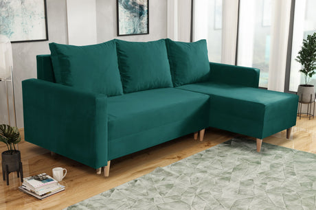 NEU! ECKSOFA BETT SNUGGY 222CM AUSWAHL VON 41 FARBEN UNIVERSALE ECKE RECHTS/LINKS / SCHAUMSTOFF