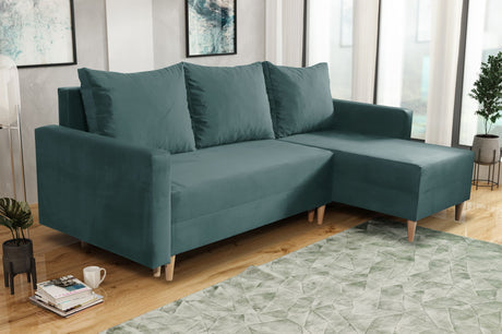 NEU! ECKSOFA BETT SNUGGY 222CM AUSWAHL VON 41 FARBEN UNIVERSALE ECKE RECHTS/LINKS / SCHAUMSTOFF