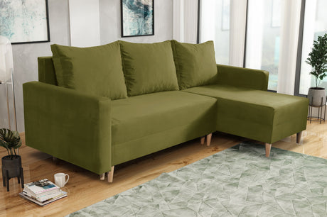 NEU! ECKSOFA BETT SNUGGY 222CM AUSWAHL VON 41 FARBEN UNIVERSALE ECKE RECHTS/LINKS / SCHAUMSTOFF