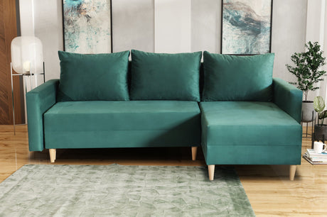 NEU! ECKSOFA BETT SNUGGY 222CM AUSWAHL VON 41 FARBEN UNIVERSALE ECKE RECHTS/LINKS / SCHAUMSTOFF