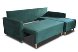 NEU! ECKSOFA BETT SNUGGY 222CM MANILA09 UNIVERSALE ECKE RECHTS/LINKS / SCHAUMSTOFF