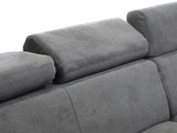 UNIVERSAL ECKSOFA BETT ASTEE 235CM ASTI13 LEICHT ZU REINIGENDER STOFF VERSTELLBARE KOPFSTÜTZE / FEDERN + SCHAUM
