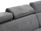 UNIVERSAL CORNER SOFA BED ASTEE 235CM ASTI25 EASY CLEAN FABRIC ADJUSTABLE HEADREST / SPRINGS + FOAM