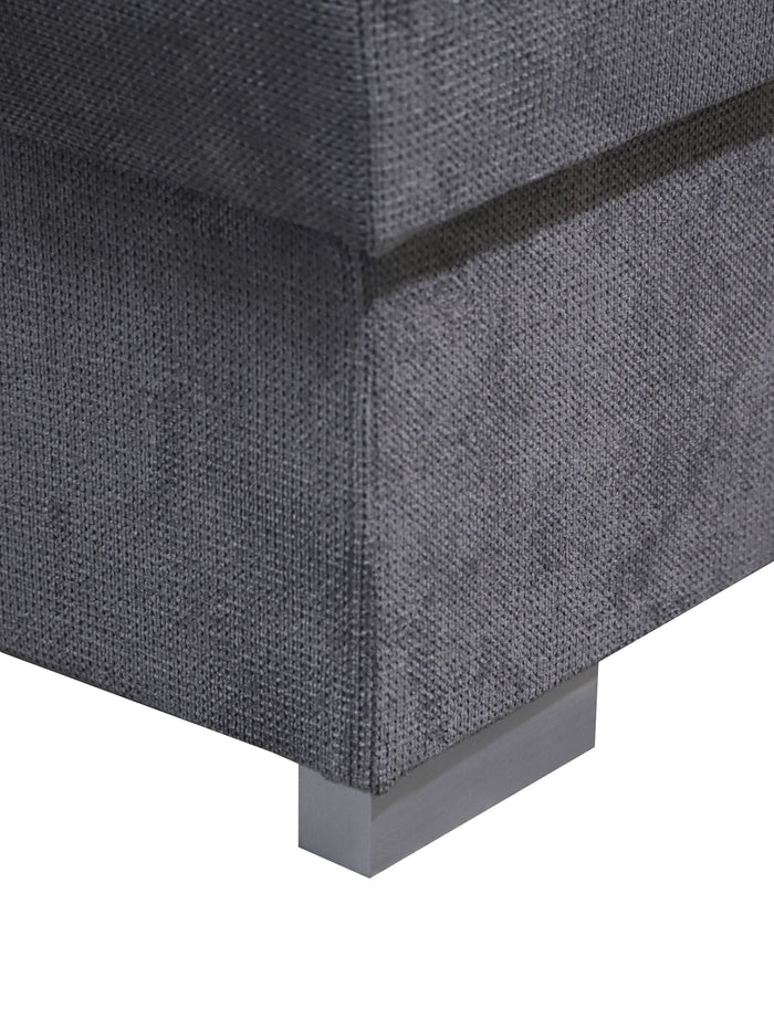 UNIVERSAL CORNER SOFA BED ASTEE 235CM ASTI25 EASY CLEAN FABRIC ADJUSTABLE HEADREST / SPRINGS + FOAM