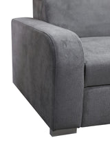 UNIVERSAL CORNER SOFA BED ASTEE 235CM ASTI19 EASY CLEAN FABRIC ADJUSTABLE HEADREST / SPRINGS + FOAM
