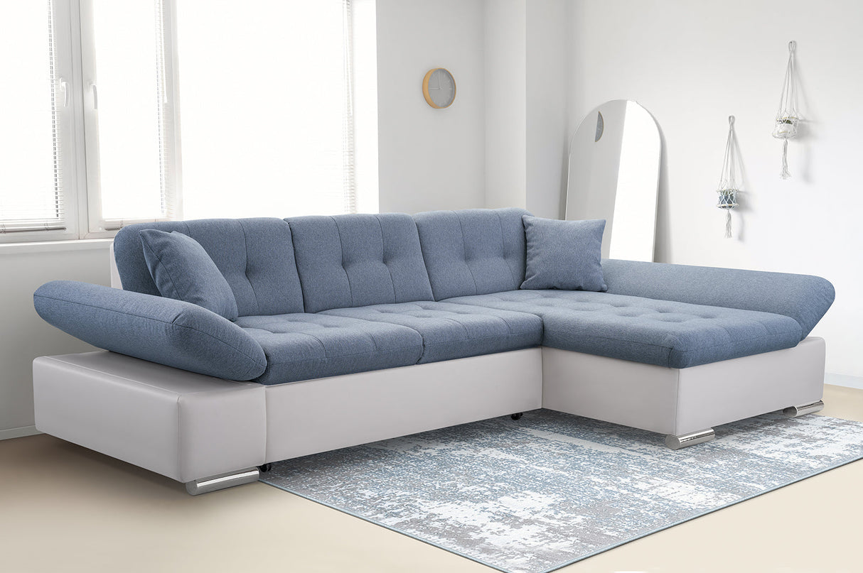 ECKSOFA BETT TOKYO 278cm TATUM 278 / SOFT 17 / FEDERN + SCHAUM