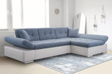 ECKSOFA BETT TOKYO 278cm TATUM 278 / SOFT 17 / FEDERN + SCHAUM