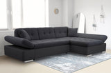 ECKSOFA BETT TOKYO 278cm TATUM 283 / SOFT 11 / FEDERN + SCHAUM