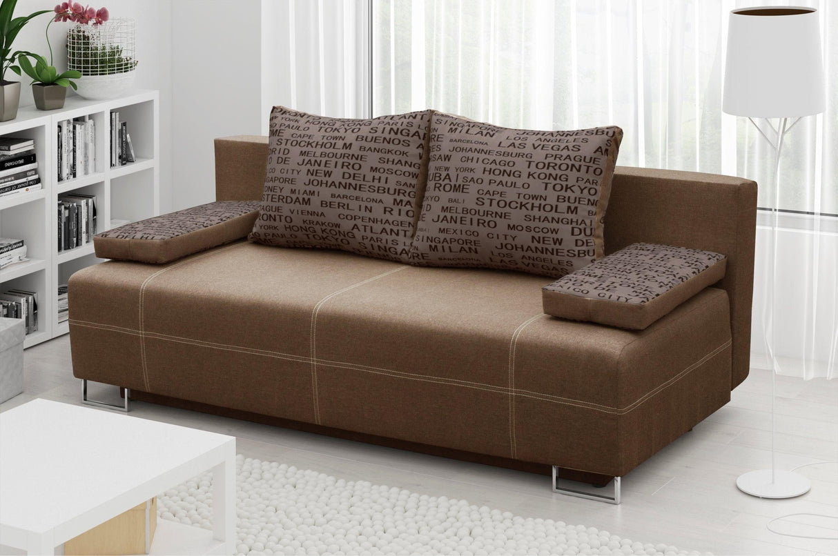 Slaapbank Rivia 195cm Kleurkeuze / Bonell-veren + schuim
