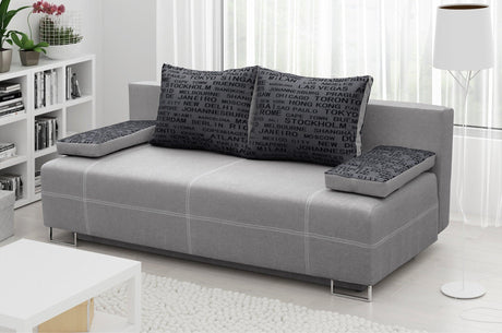 Schlafsofa RIVIA 195CM Farbauswahl / Bonellfedern + Schaumstoff