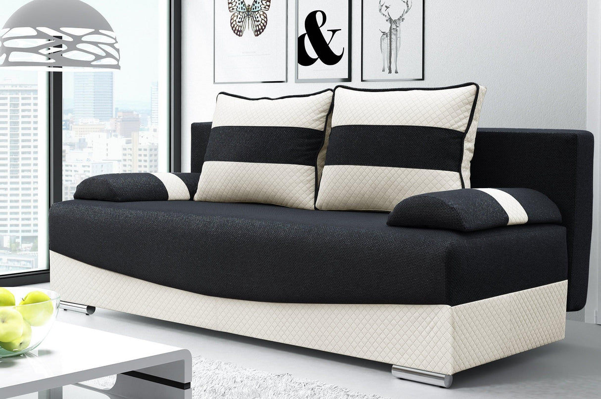 Slaapbank Smily 197CM KEUZE UIT KLEUR / BONELL VEREN + SCHUIM
