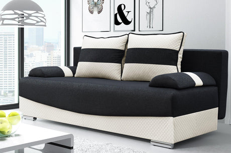 Slaapbank Smily 197CM KEUZE UIT KLEUR / BONELL VEREN + SCHUIM
