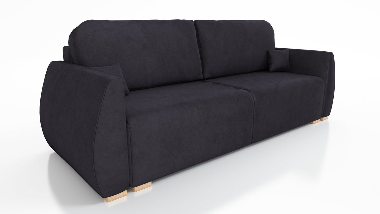 NIEUW! SLAAPBANK DALIA 221CM BONELL VEREN + SCHUIM / KLEURKEUZE