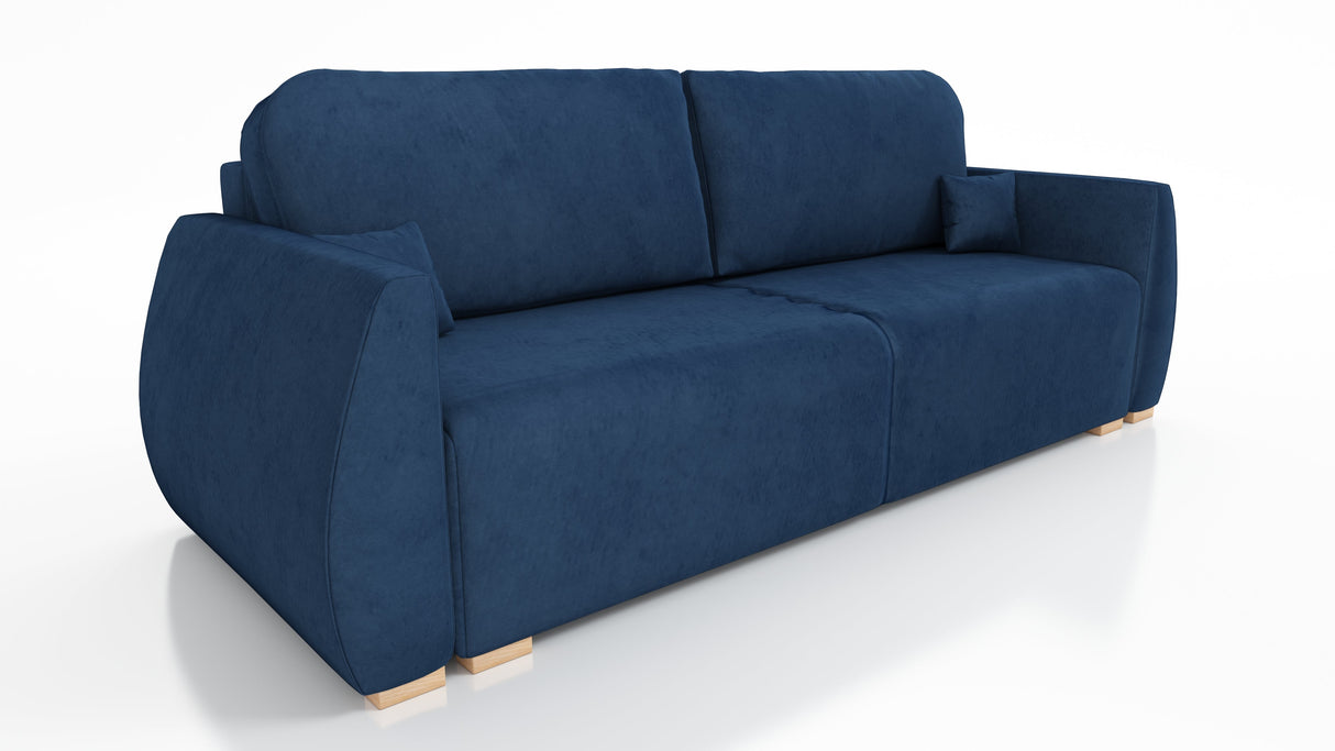 NIEUW! SLAAPBANK DALIA 221CM BONELL VEREN + SCHUIM / KLEURKEUZE
