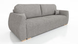 NIEUW! SLAAPBANK DALIA 221CM BONELL VEREN + SCHUIM / KLEURKEUZE