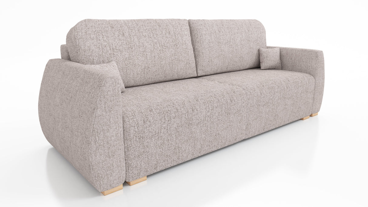 NIEUW! SLAAPBANK DALIA 221CM BONELL VEREN + SCHUIM / KLEURKEUZE