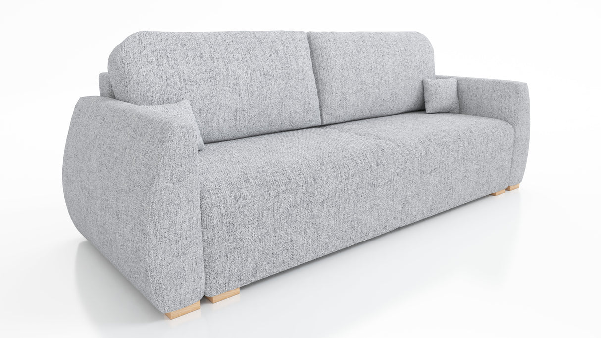 NIEUW! SLAAPBANK DALIA 221CM BONELL VEREN + SCHUIM / KLEURKEUZE