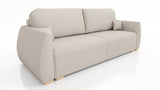 NIEUW! SLAAPBANK DALIA 221CM BONELL VEREN + SCHUIM / KLEURKEUZE