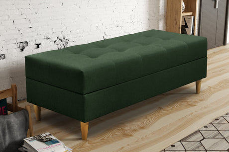 OTTOMAN AUFBEWAHRUNGSBOX 129X55CM PASSEND ZUM SOFA BRIAN UND PALMO AUSWAHL AN FARBEN