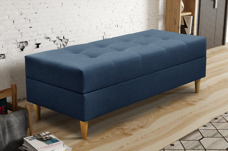OTTOMAN AUFBEWAHRUNGSBOX 129X55CM PASSEND ZUM SOFA BRIAN UND PALMO AUSWAHL AN FARBEN