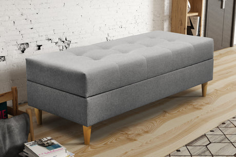 OTTOMAN AUFBEWAHRUNGSBOX 129X55CM PASSEND ZUM SOFA BRIAN UND PALMO AUSWAHL AN FARBEN
