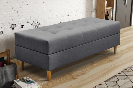 OTTOMAN AUFBEWAHRUNGSBOX 129X55CM PASSEND ZUM SOFA BRIAN UND PALMO AUSWAHL AN FARBEN