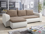 ECKSOFA BETT NIKO LAWA 2 / SOFT 17 238CM / FEDERN + SCHAUM