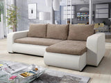 ECKSOFA BETT NIKO LAWA 2 / SOFT 17 238CM / FEDERN + SCHAUM