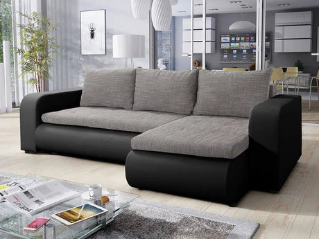 ECKSOFA BETT NIKO LAWA 5 / SOFT 11 238CM / FEDERN + SCHAUM