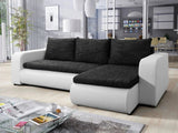 ECKSOFA BETT NIKO LAWA 6 / SOFT 17 238CM / FEDERN + SCHAUM