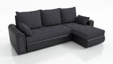 UNIVERSAL ECKSOFA BETT ECO 240CM BERLIN 02 / MADRYT 9100 2X STAURAUM