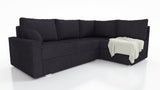ECKSOFA BETT FINO 228CM + PASSENDER HOCKER / FEDERN + SCHAUMSTOFF
