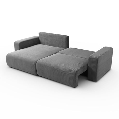 ECKSOFA BETT OPTI 247CM FEDERN + SCHAUM